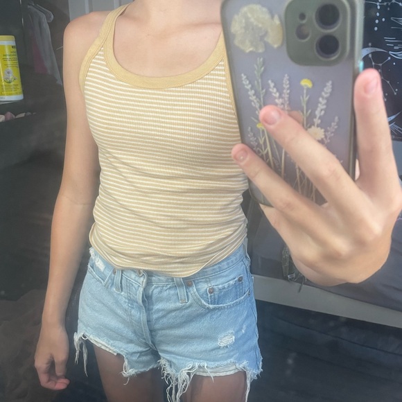 Stripped American Eagle tank top size xs - Picture 2 of 2